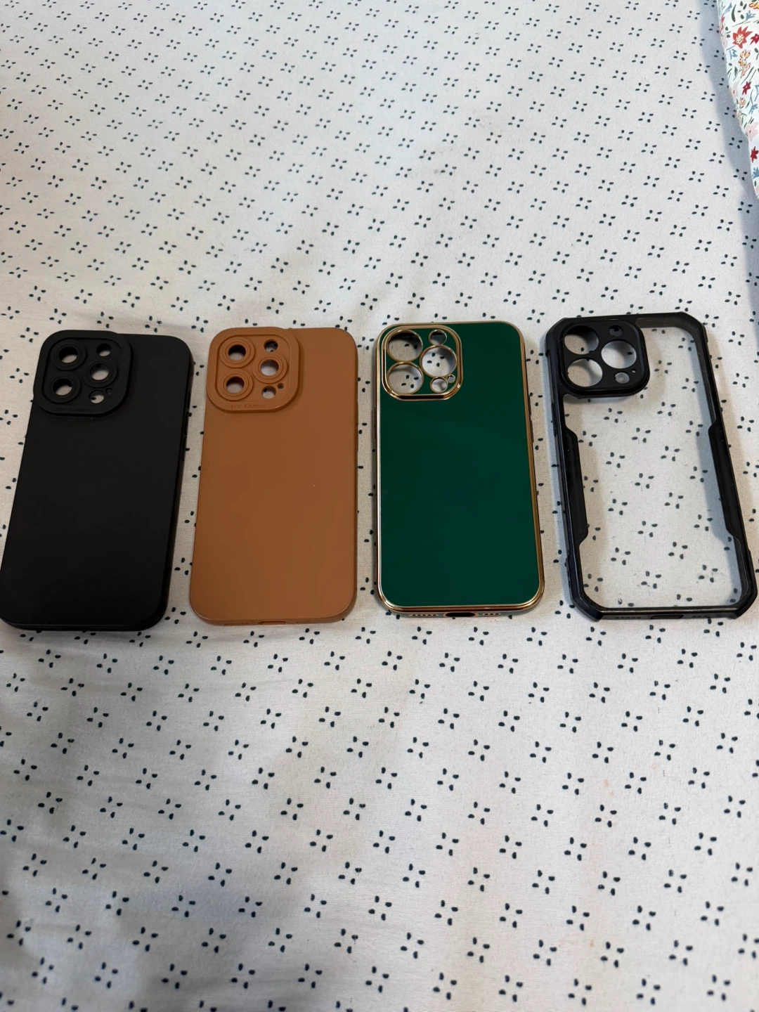 iPhone 13 Pro Phone Cases - Black, Brown, Green