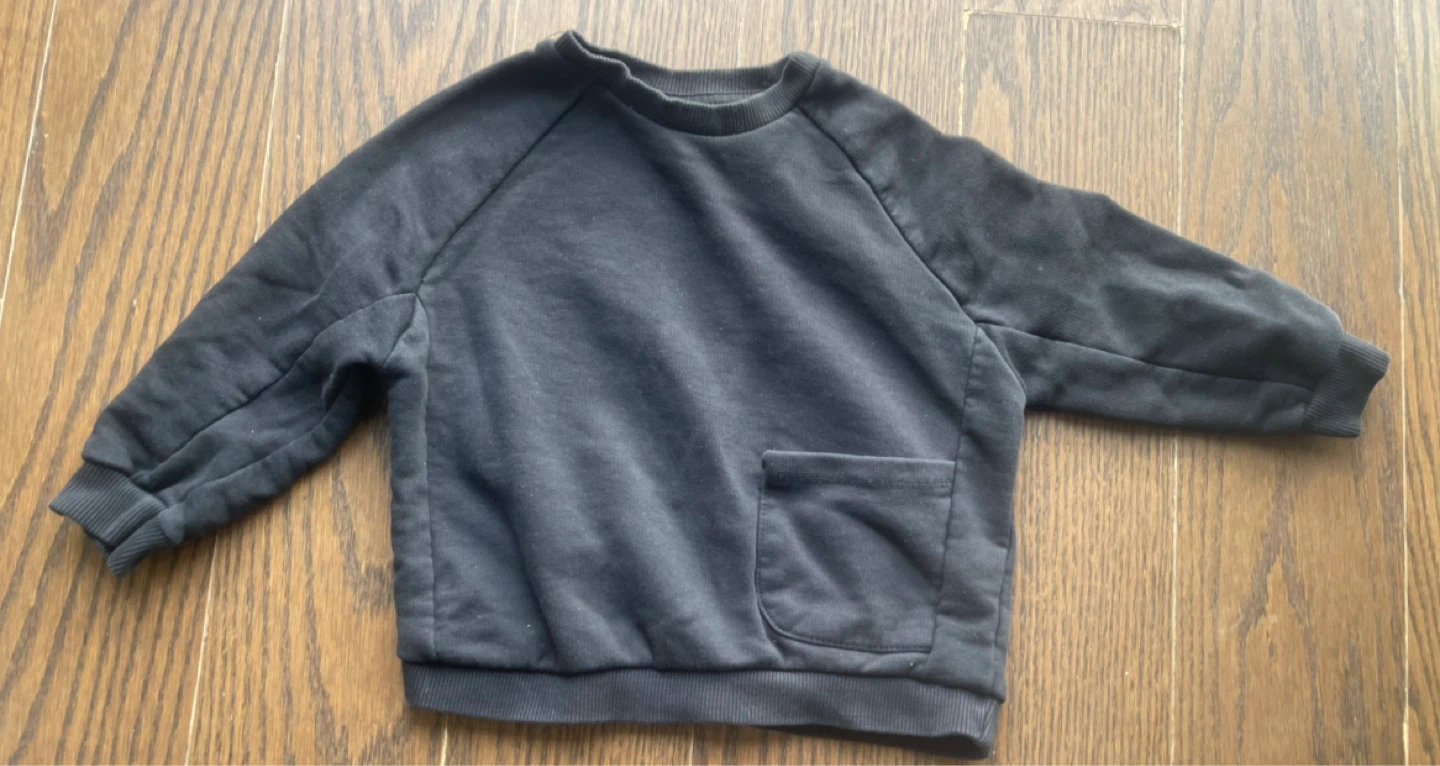 FREE Zara Black Sweatshirt Size 2-3 Years