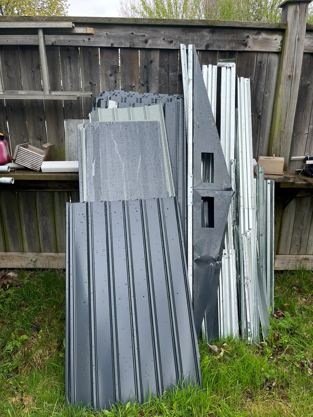 Metal Shed Panel Components