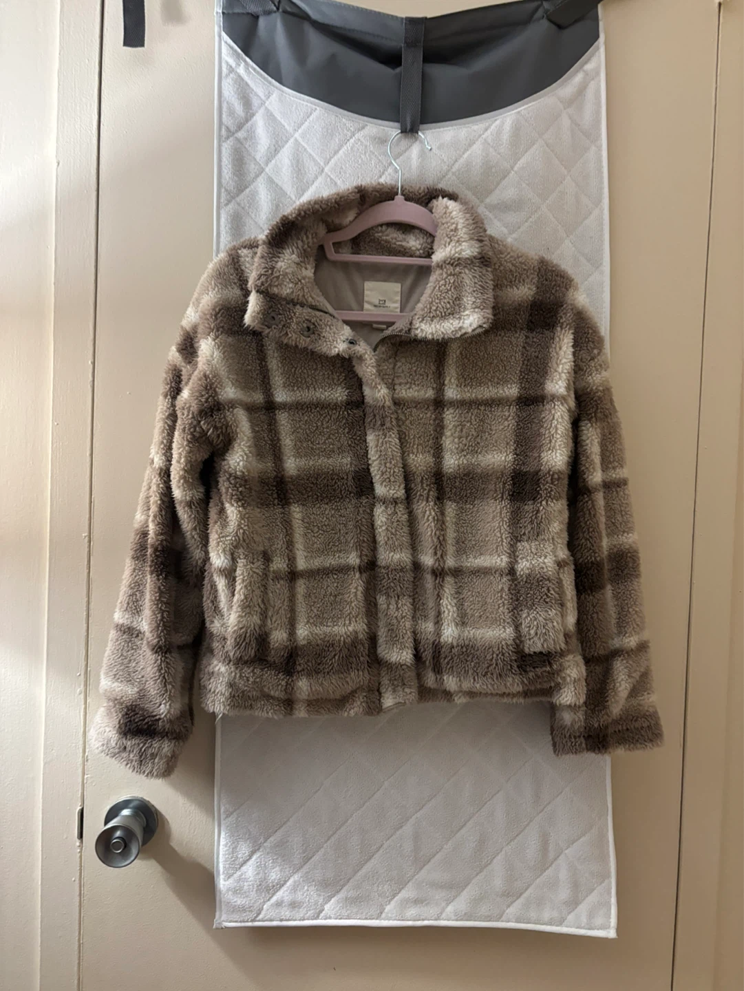Gap Plush Plaid Jacket