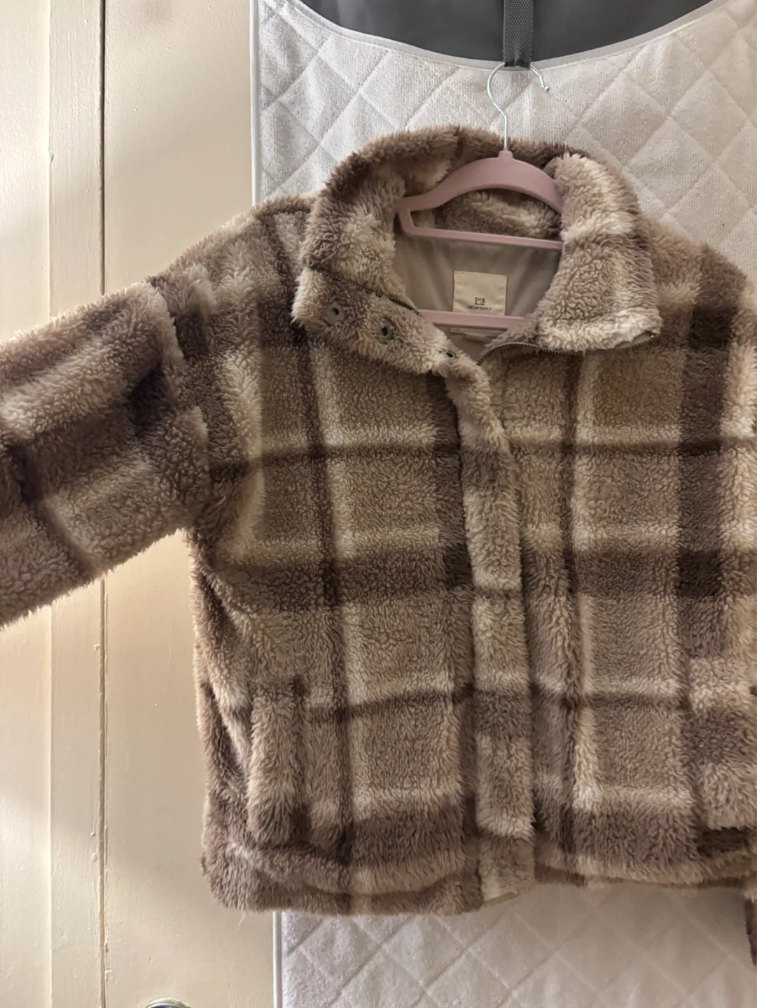 Gap Plush Plaid Jacket - photo 2