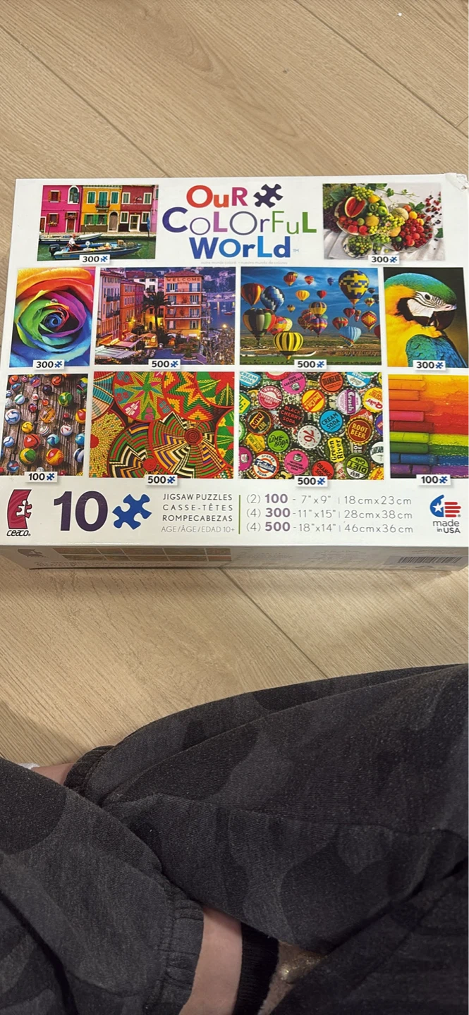 Our Colorful World Jigsaw Puzzles - 10 Pack
