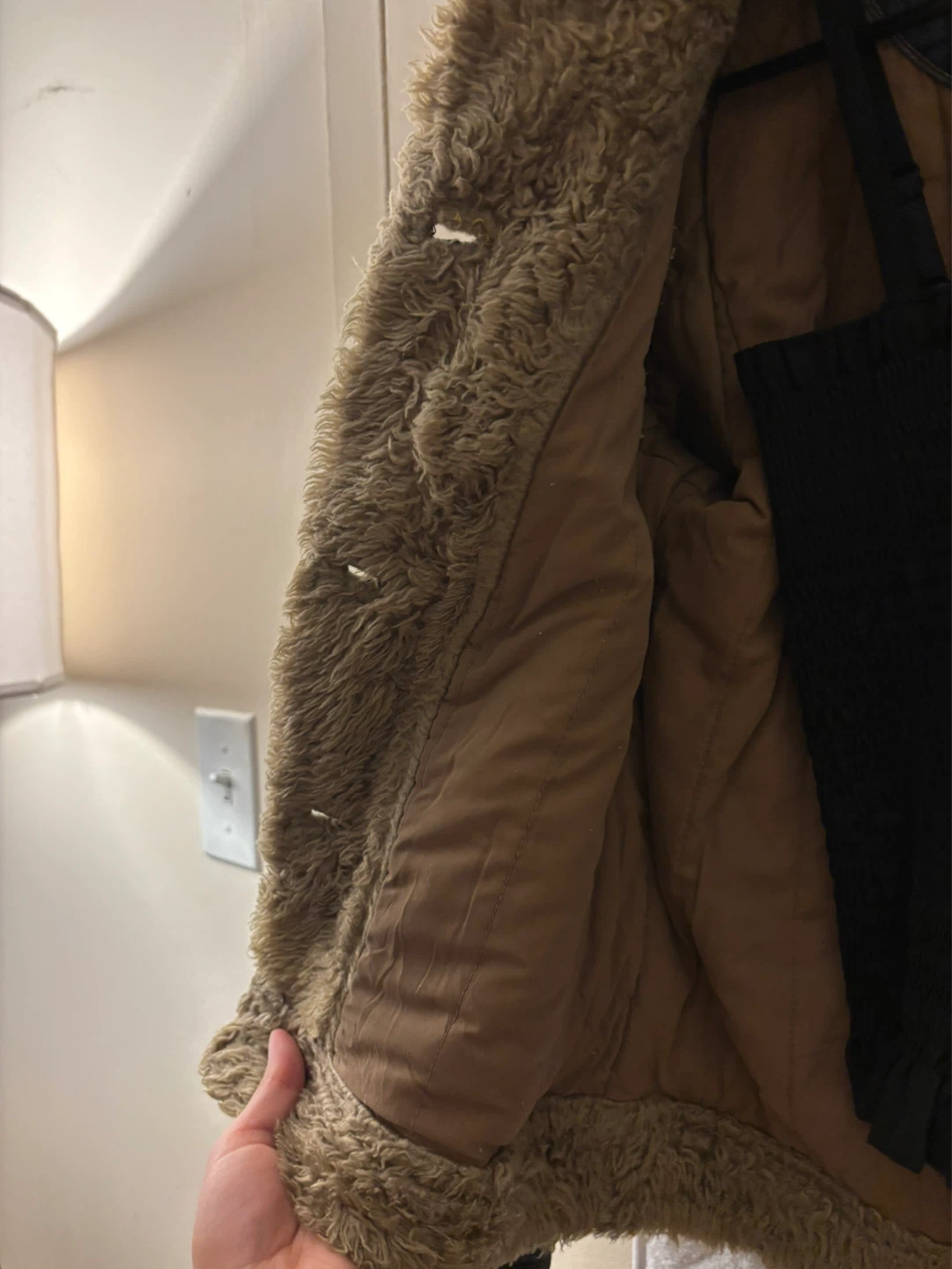 Hangten Jeans Denim Jacket with Fur Collar - photo 3