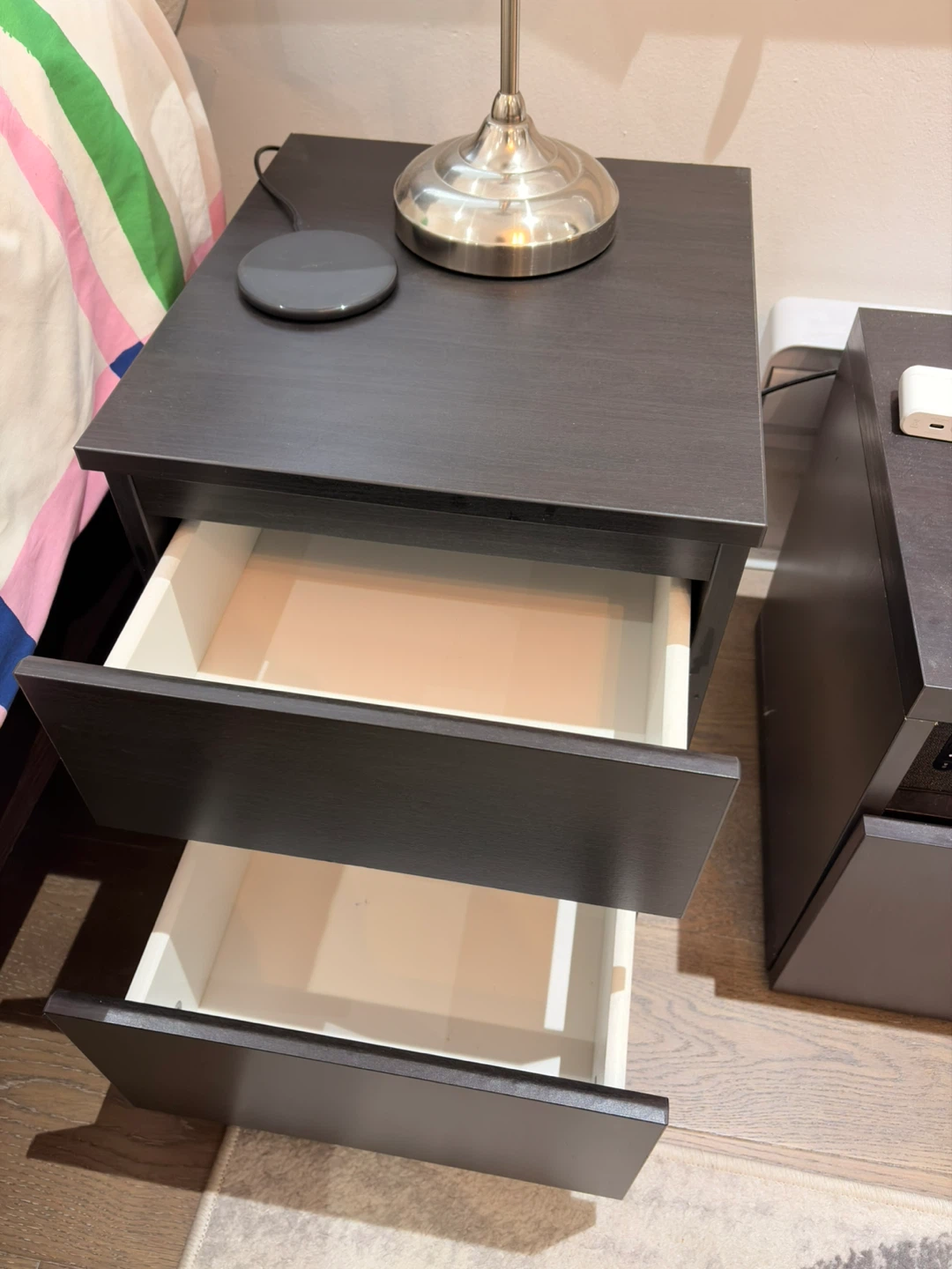 IKEA 2-drawer chest, bedside table - photo 3