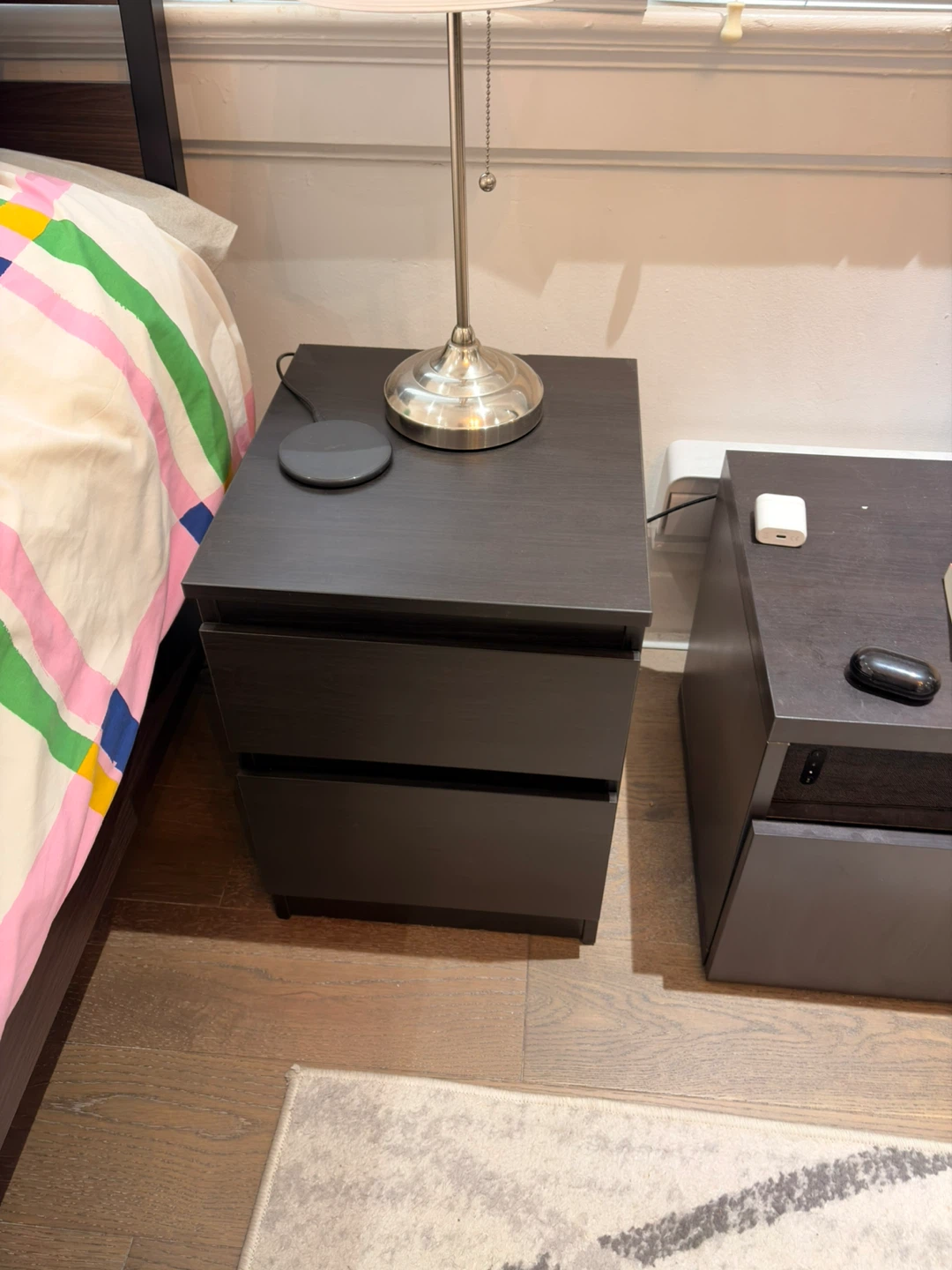 IKEA 2-drawer chest, bedside table - photo 2