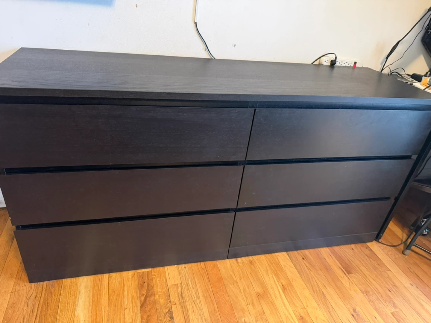 Dark Brown 6-Drawer Dresser (4TH FLOOR WALKUP) - photo 3