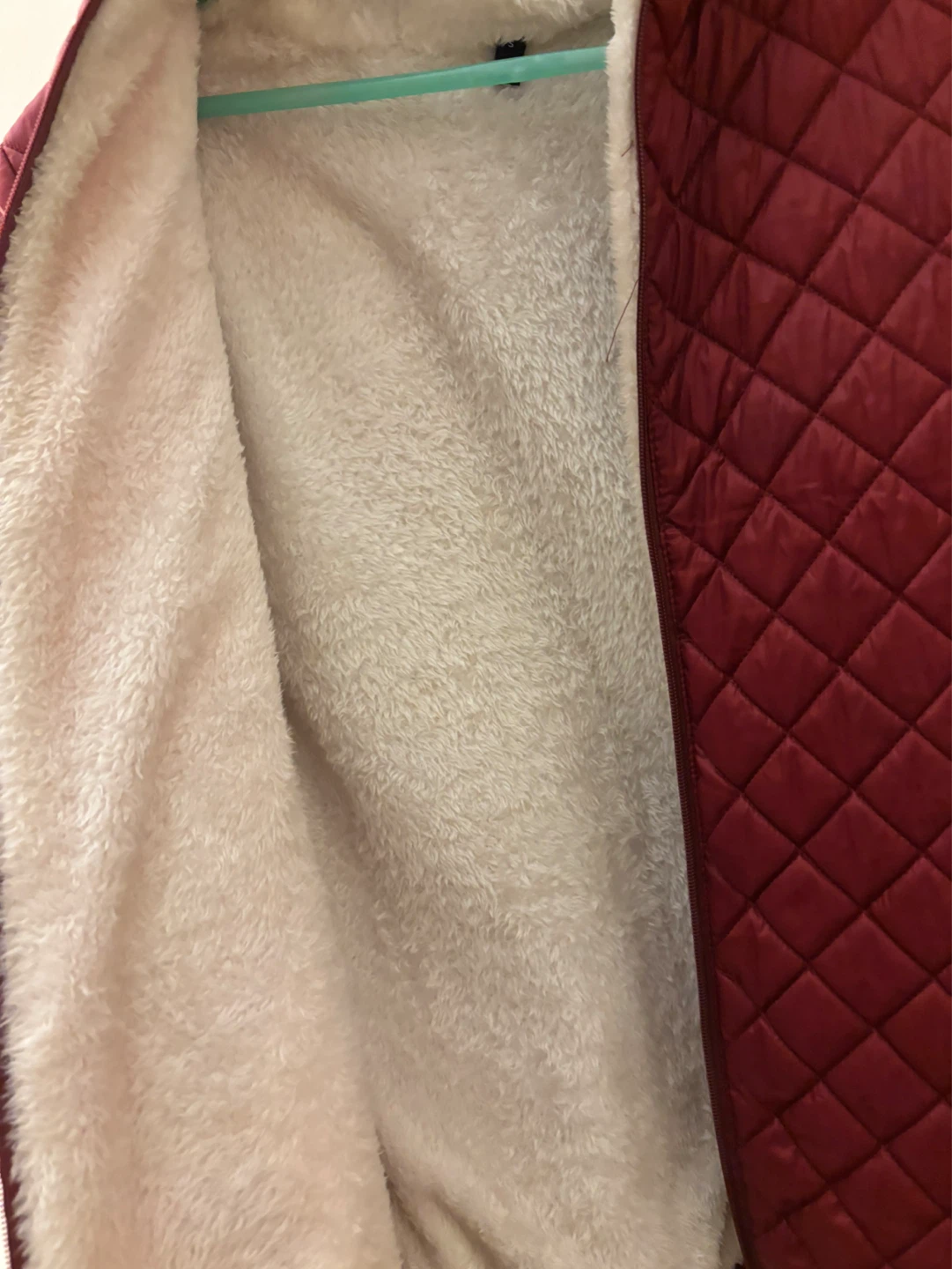 Red Quilted Hooded Jacket - photo 3