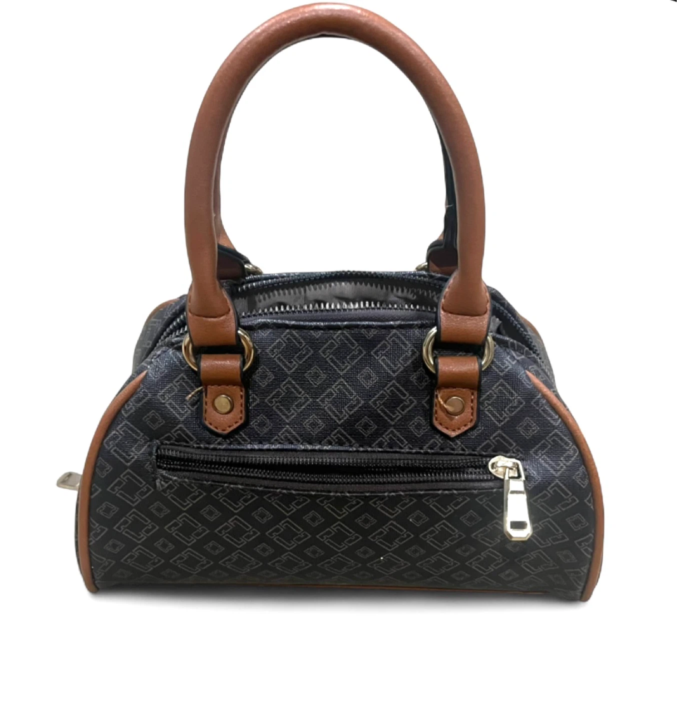 Black & Brown Satchel Handbag - photo 2