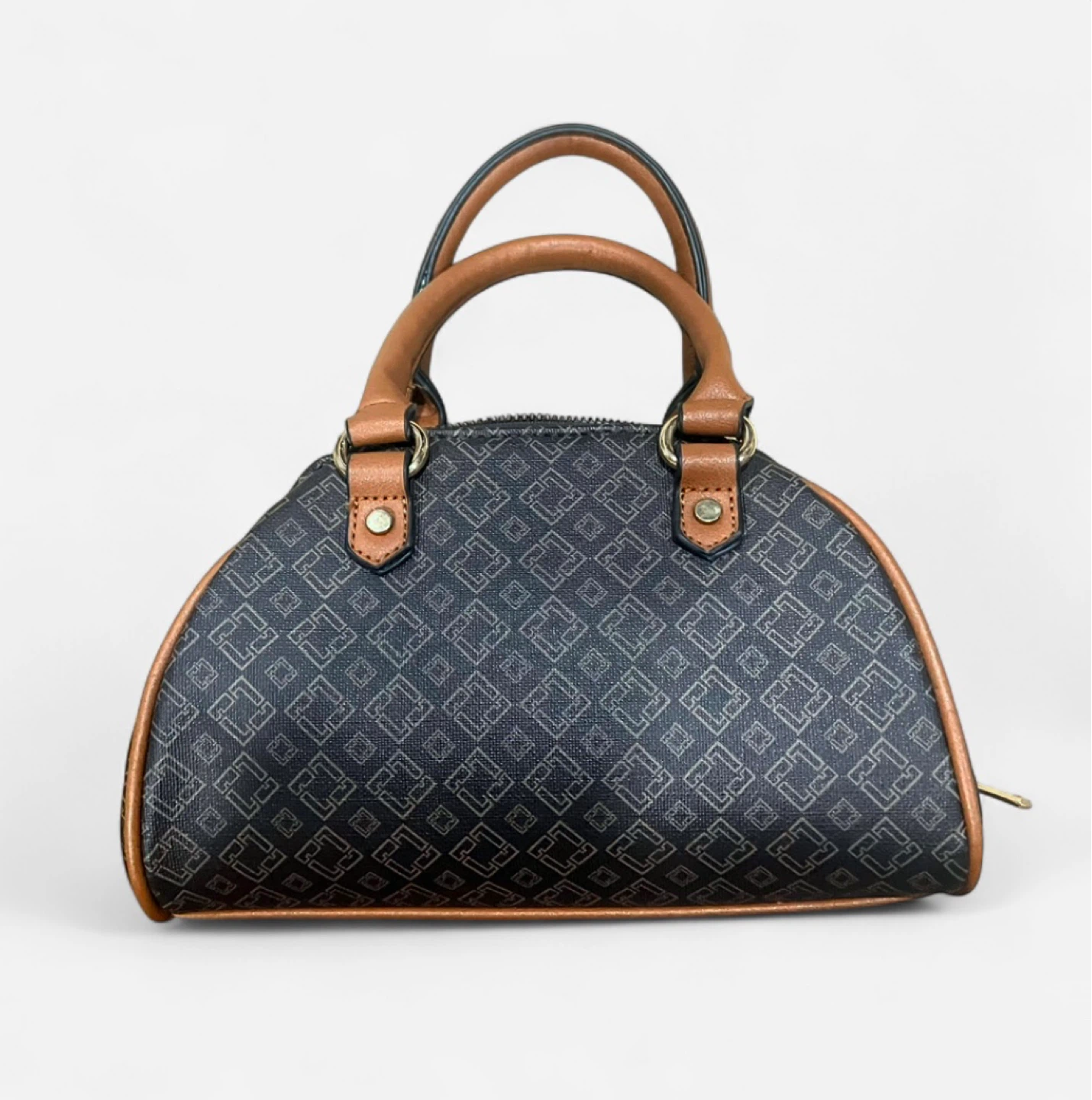 Black & Brown Satchel Handbag