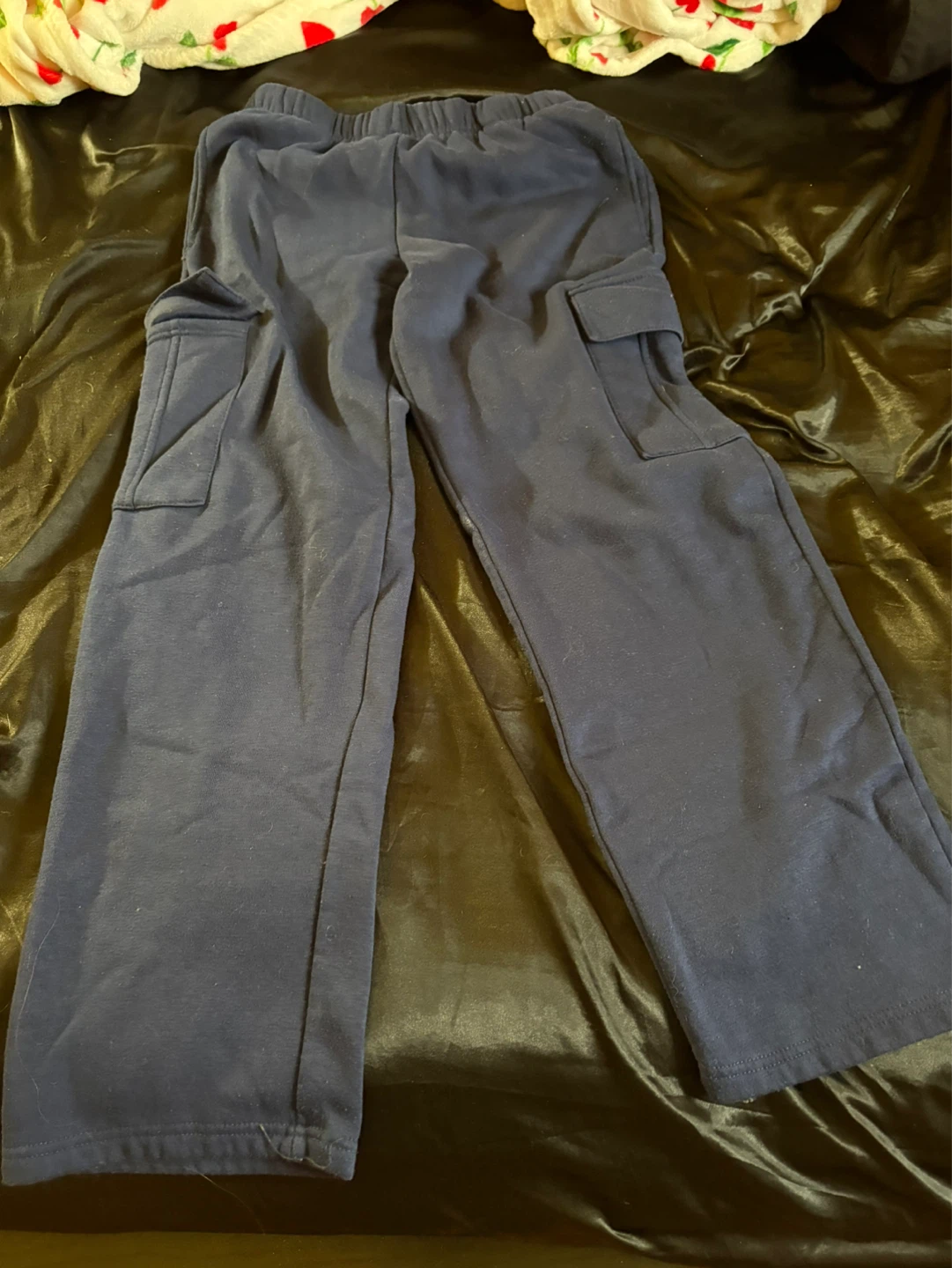 Navy Blue Cargo Sweatpants - photo 2