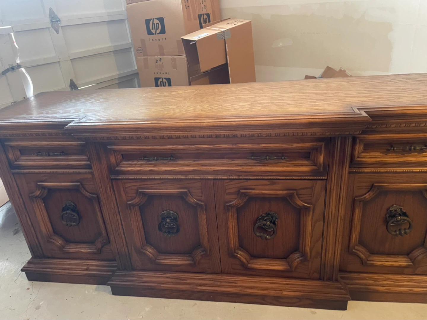 Antique Wooden Sideboard / Buffet - photo 5