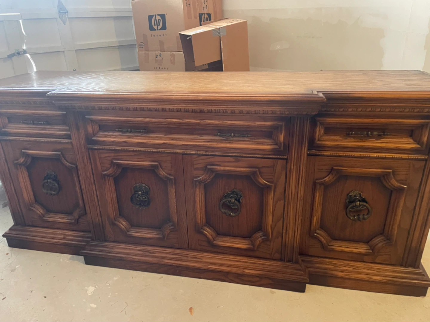 Antique Wooden Sideboard / Buffet - photo 3
