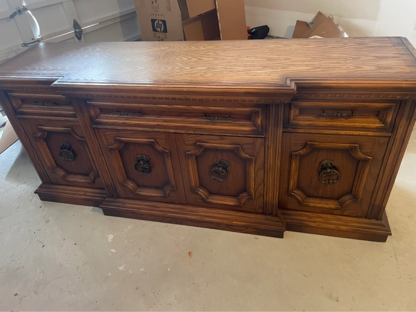 Antique Wooden Sideboard / Buffet - photo 4