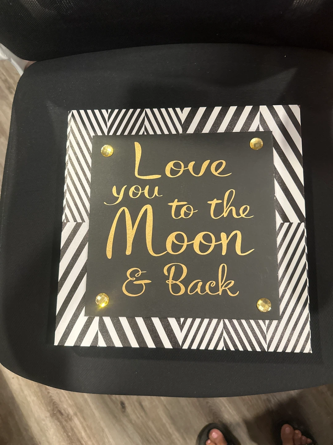 Love You to the Moon & Back Decorative Sign