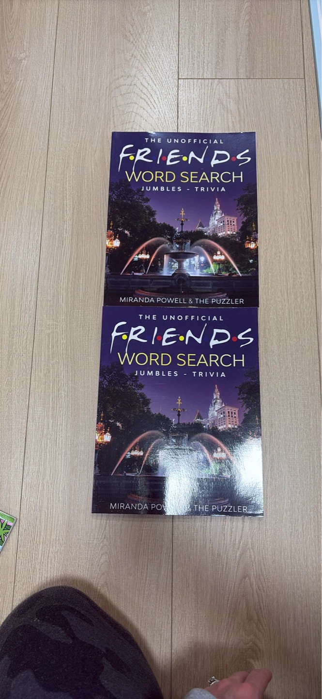 The Unofficial Friends Word Search Jumbles Trivia Books (2-Pack)