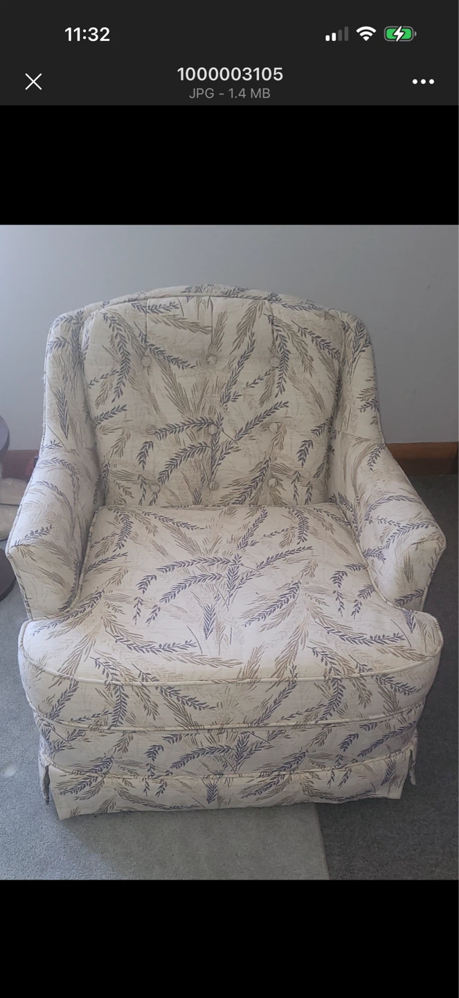 Sofa and Armchair Set - Floral Pattern - photo 3