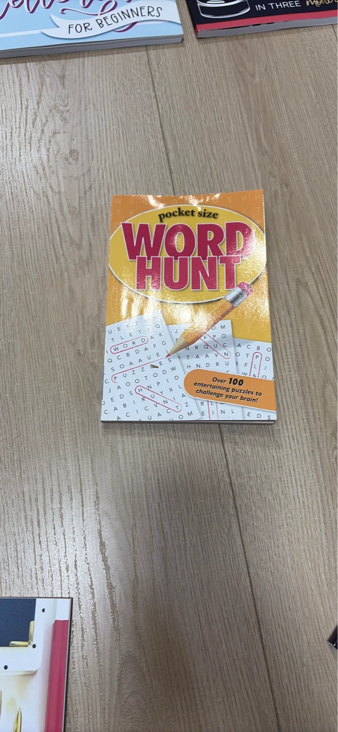 Pocket Size Word Hunt Puzzle Book