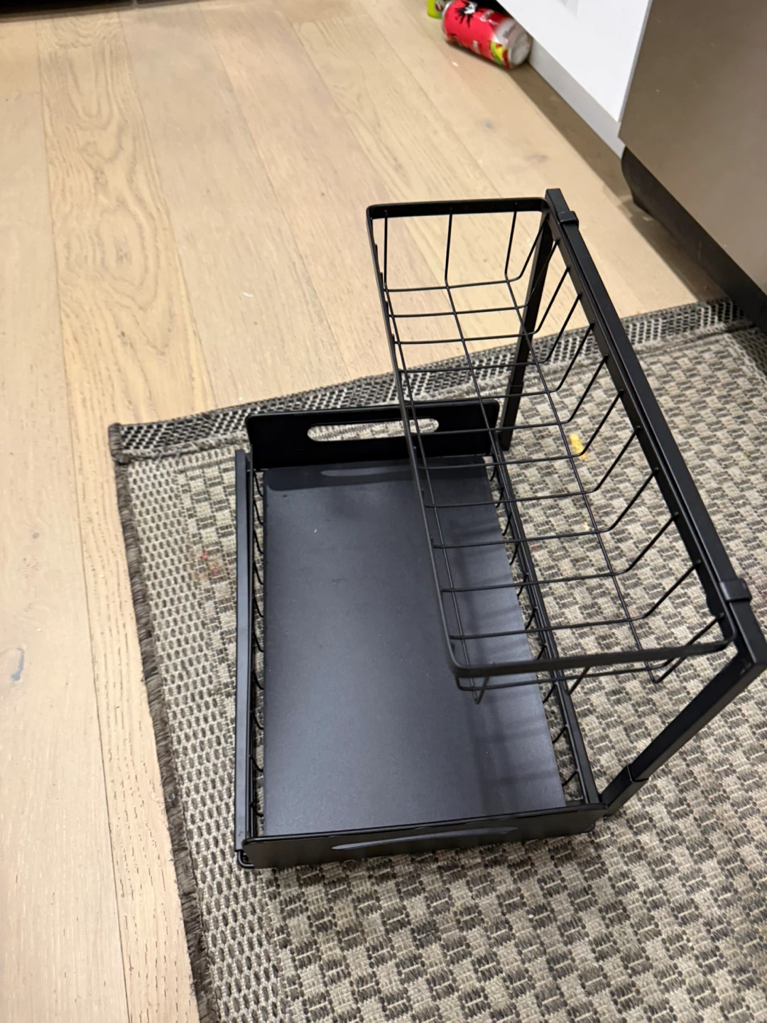 2-Tier Black Metal Storage Rack- pack of 2 - photo 2