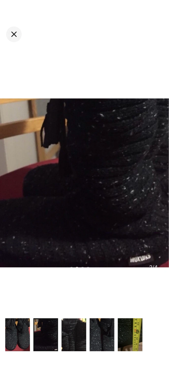Muk Luks Black Speckled Boots - photo 2