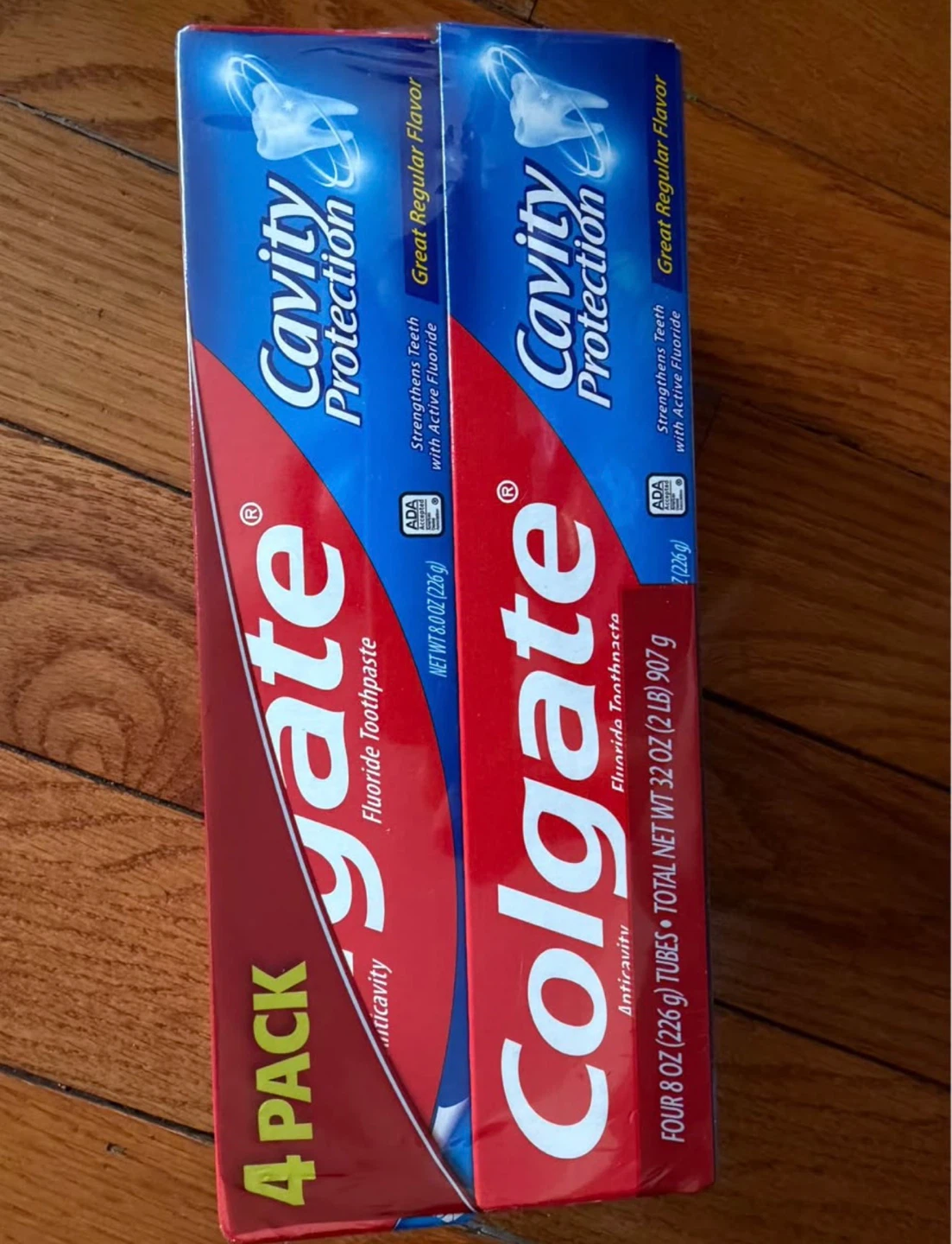 Colgate Cavity Protection Toothpaste - 4 Pack, 8 oz Tubes