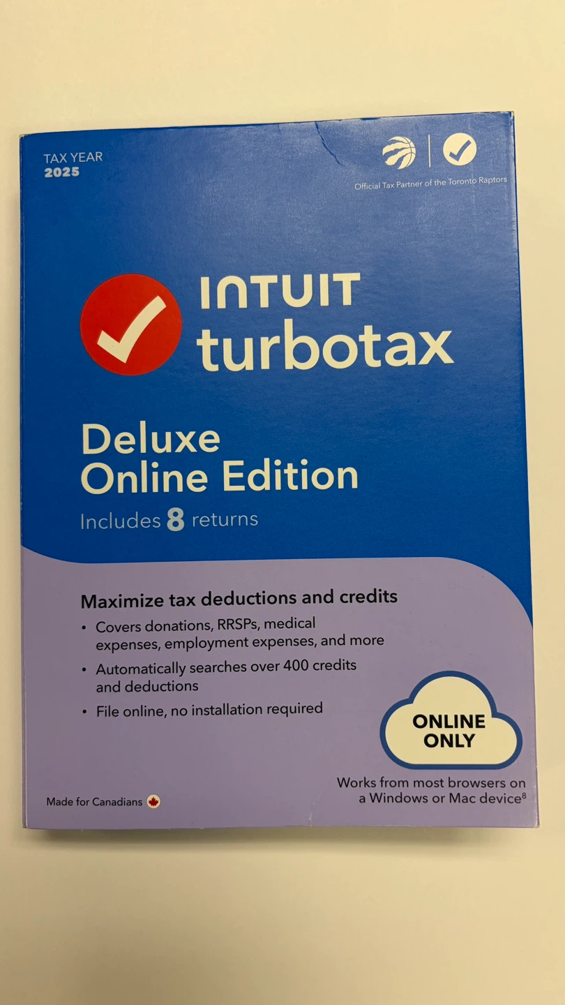 Turbo Tax Deluxe Edition - Tax Year 2025