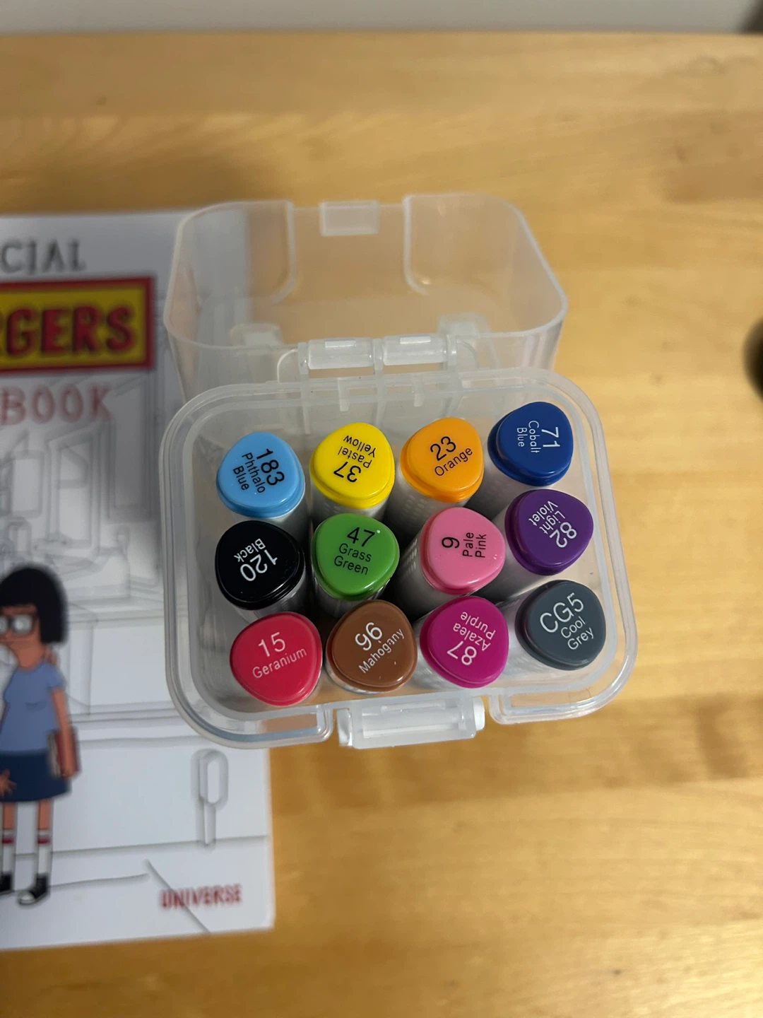 12-Piece Dual-Tip Marker Set & Bob's Burgers Coloring Book - photo 2