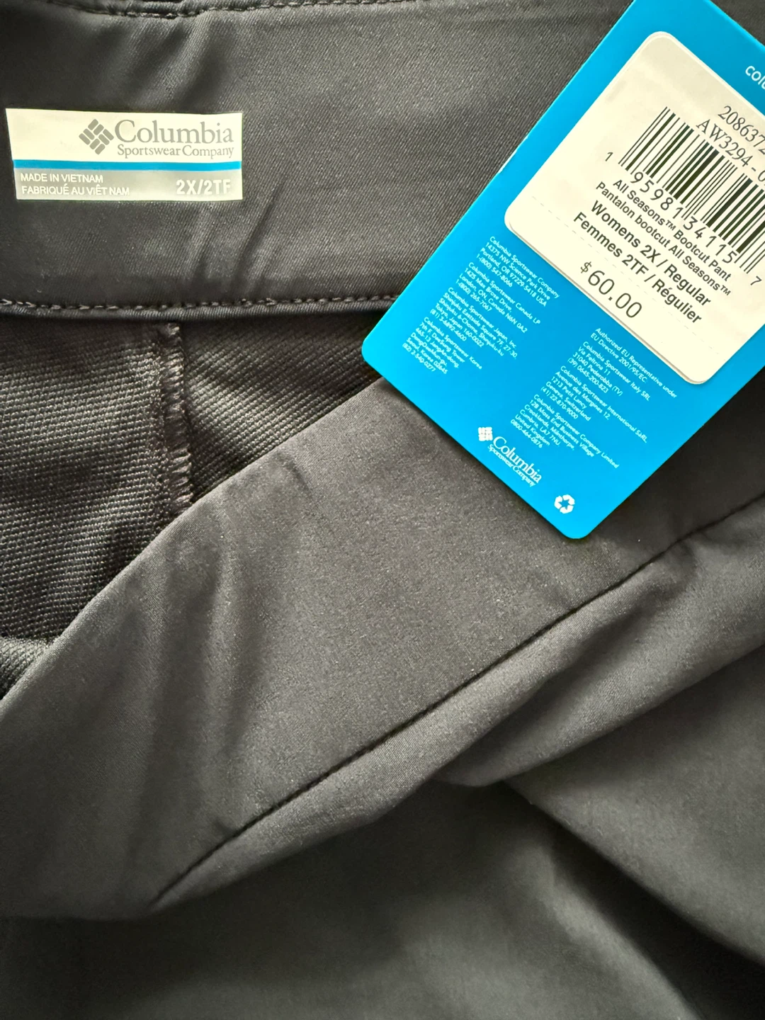 Columbia Women's All Seasons II Bootcut Pant - 2X/Regular