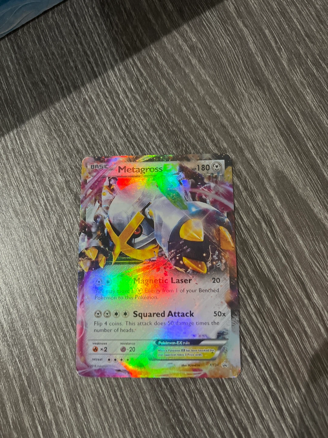 Pokemon Metagross EX Trading Card