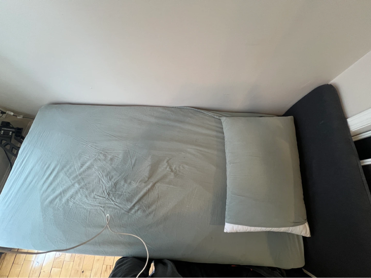 IKEA Vesteröy Twin Mattress + ikea bed frame