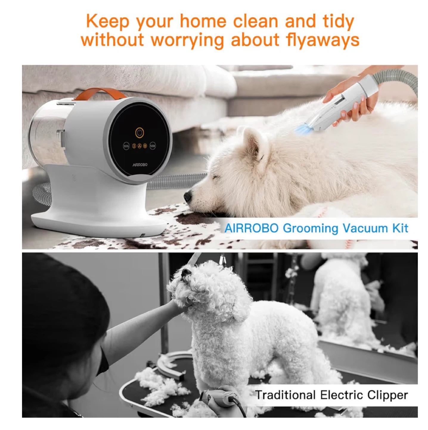 AIRROBO Dog Grooming Vacuum Kit PG100 - 12000Pa - photo 5