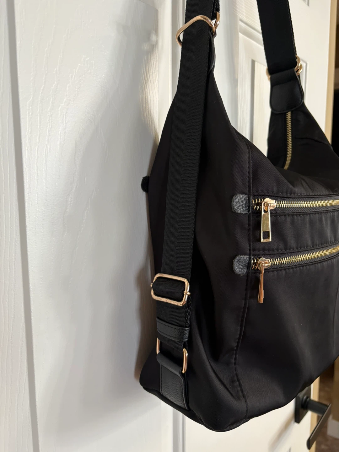 Sondra Roberts Black Nylon Shoulder Bag - photo 2