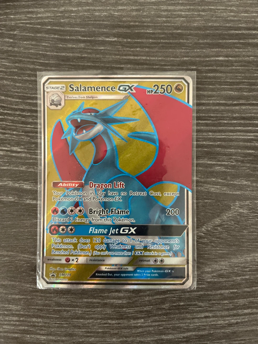 Pokémon Salamence GX Trading Card