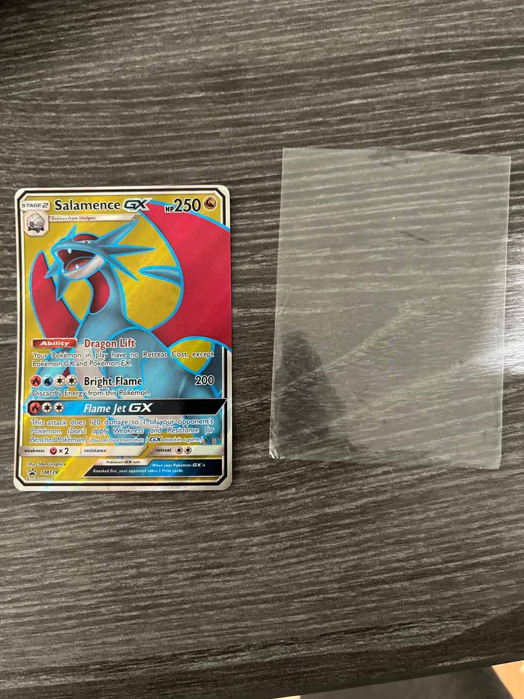 Pokémon Salamence GX Trading Card - photo 2