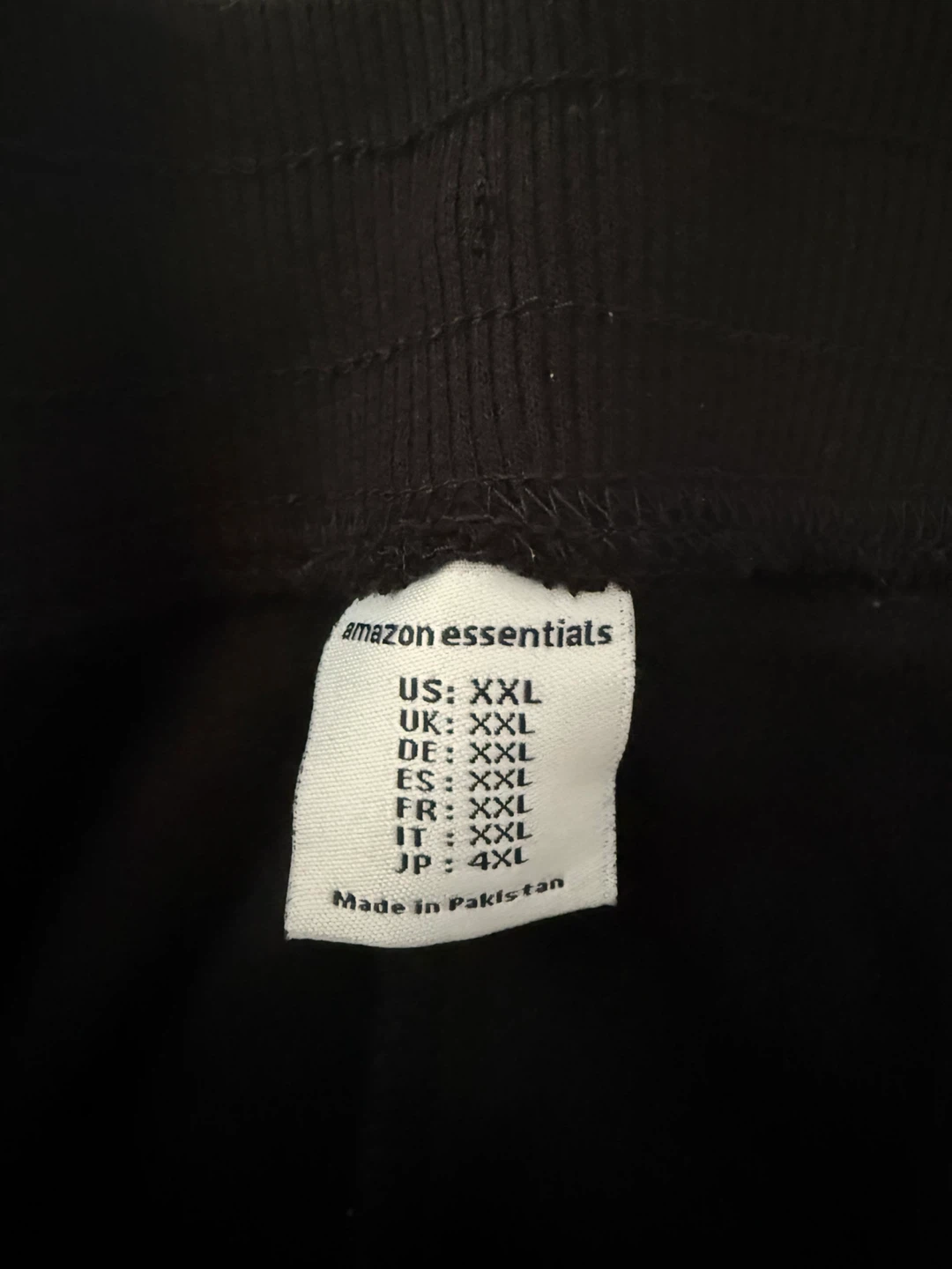 Amazon Essentials Black Sweatpants XXL - photo 2