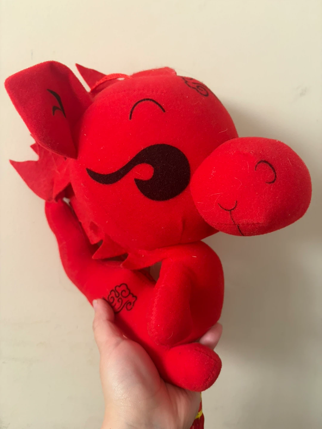 Red Plush Dragon Plushie