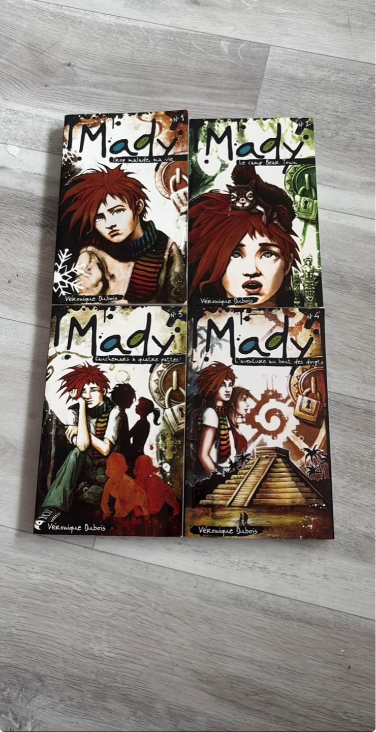 Lot de 4 livres "Mady" par Véronique Dubois