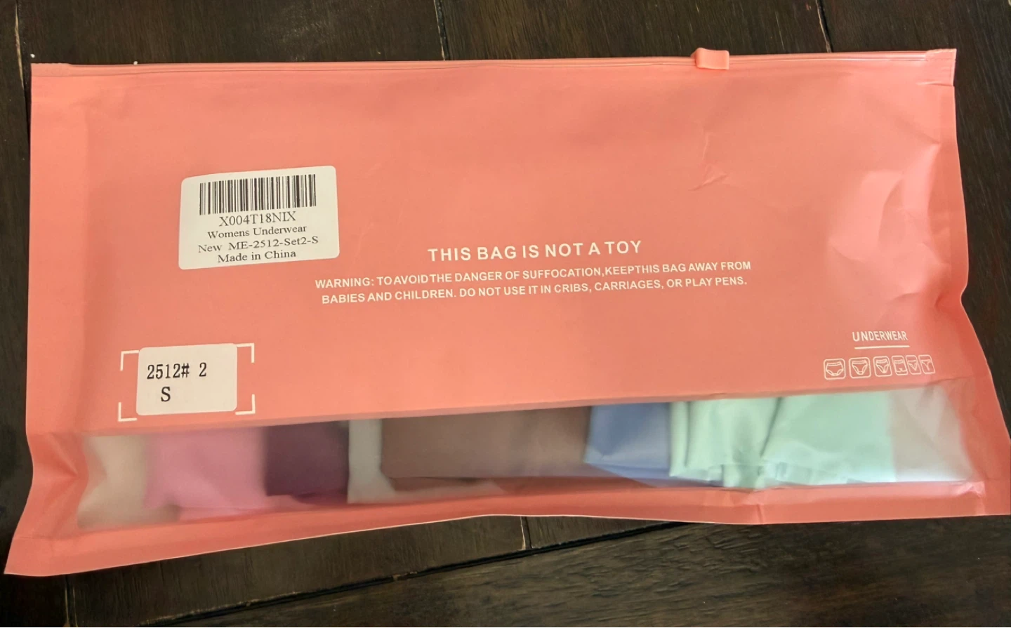 New Womens Underwear 6-Pack Size S