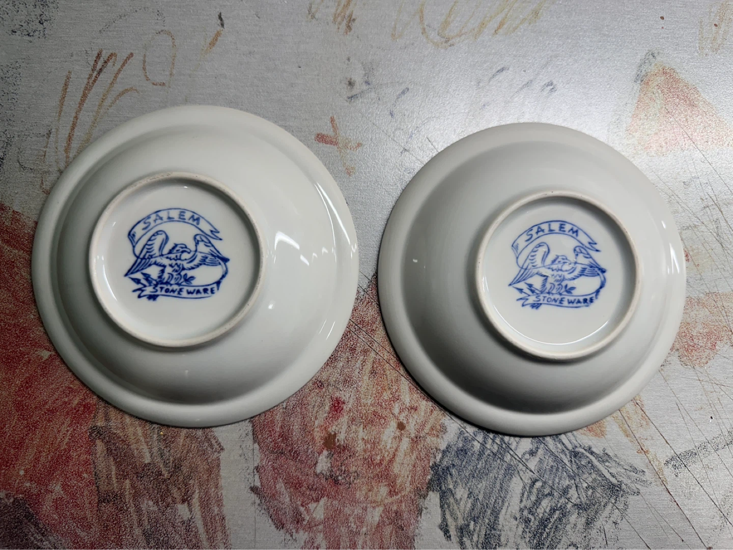 SALEM STONEWARE Georgetown Soup Cereal Bowls lot - photo 3