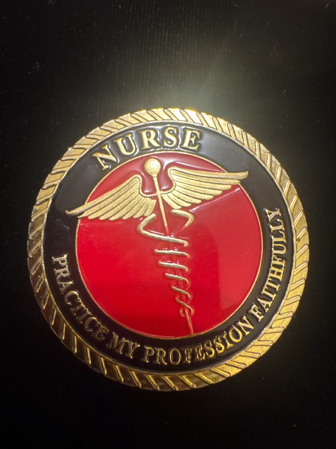 Nurse's Prayer Challenge Coin