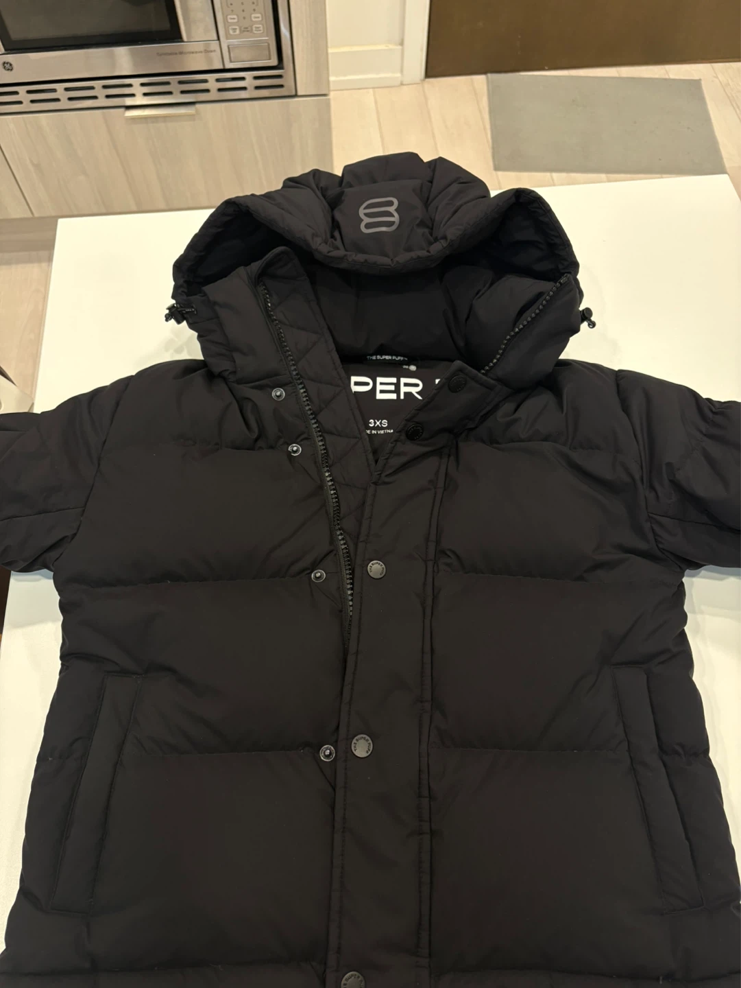 The Super Puff Down Jacket Black 3XS
