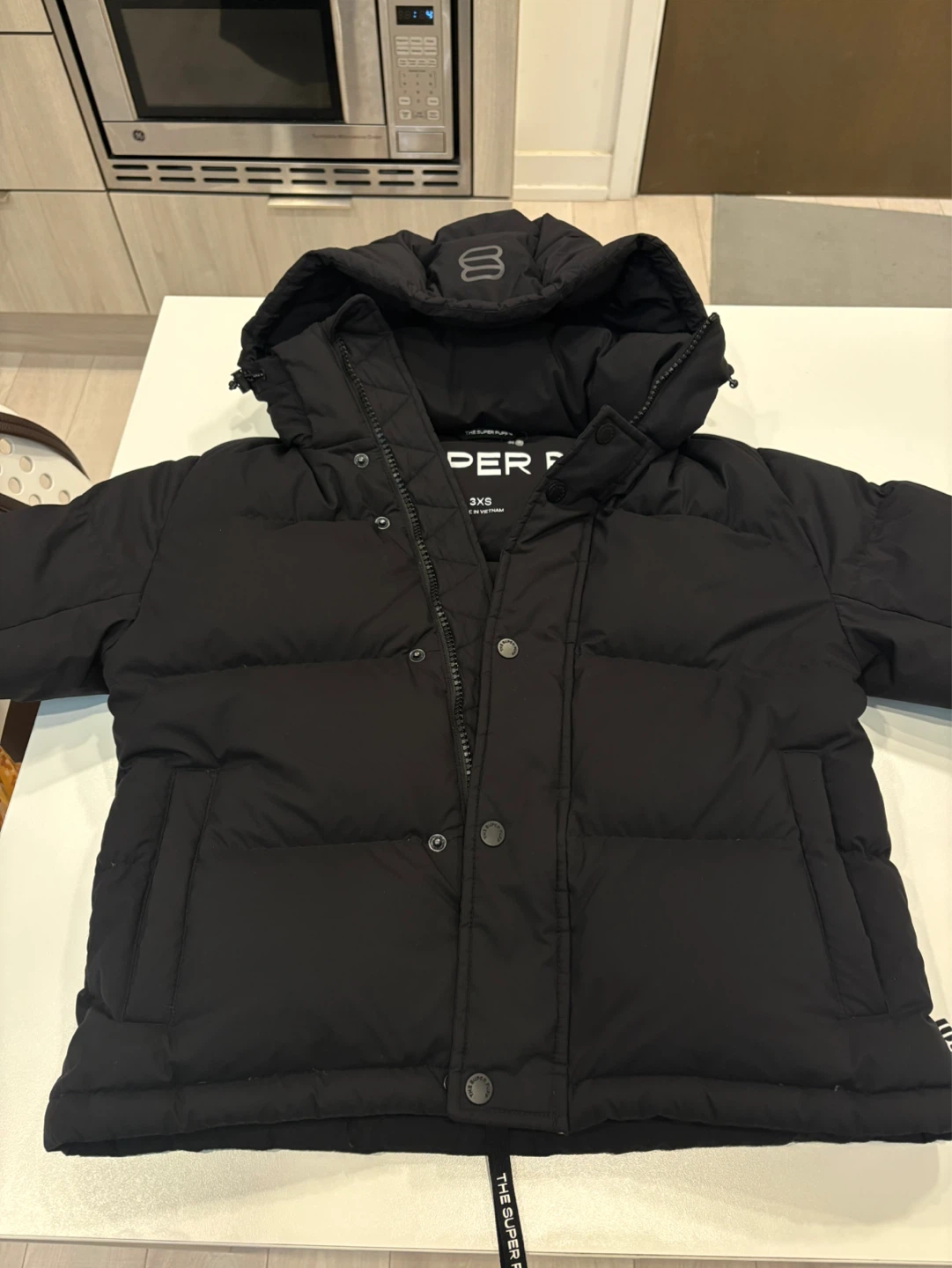 The Super Puff Down Jacket Black 3XS - photo 3