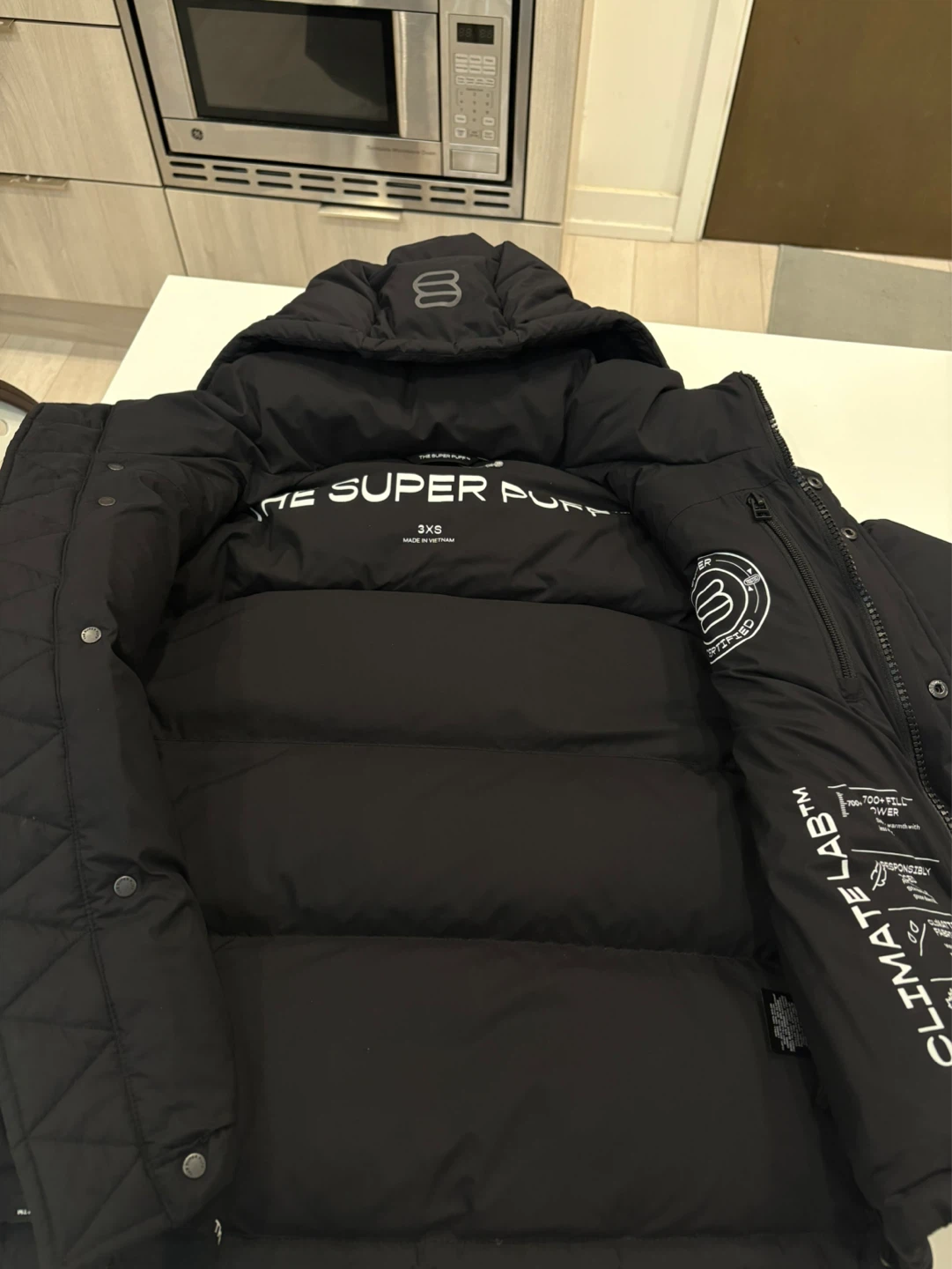 The Super Puff Down Jacket Black 3XS - photo 2