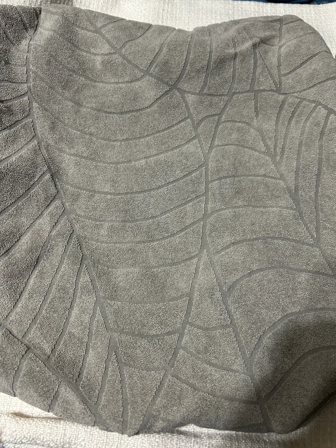 New-set of 3 Grey Leaf Pattern chairs Cover - photo 3