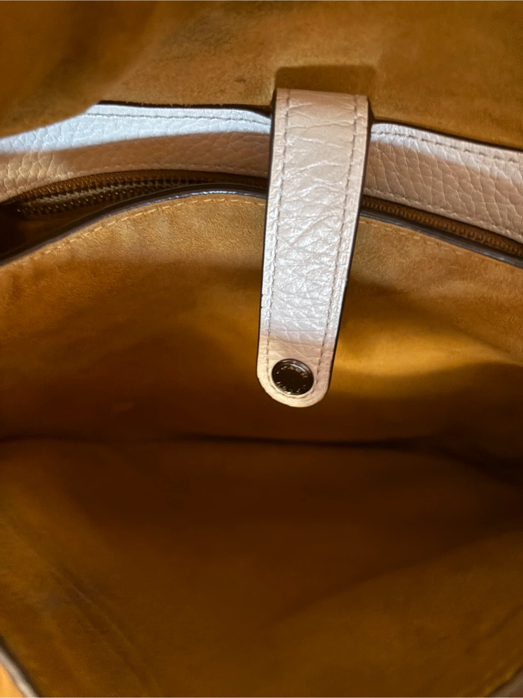 BOHO White Leather COACH Shoulder BAG - photo 4