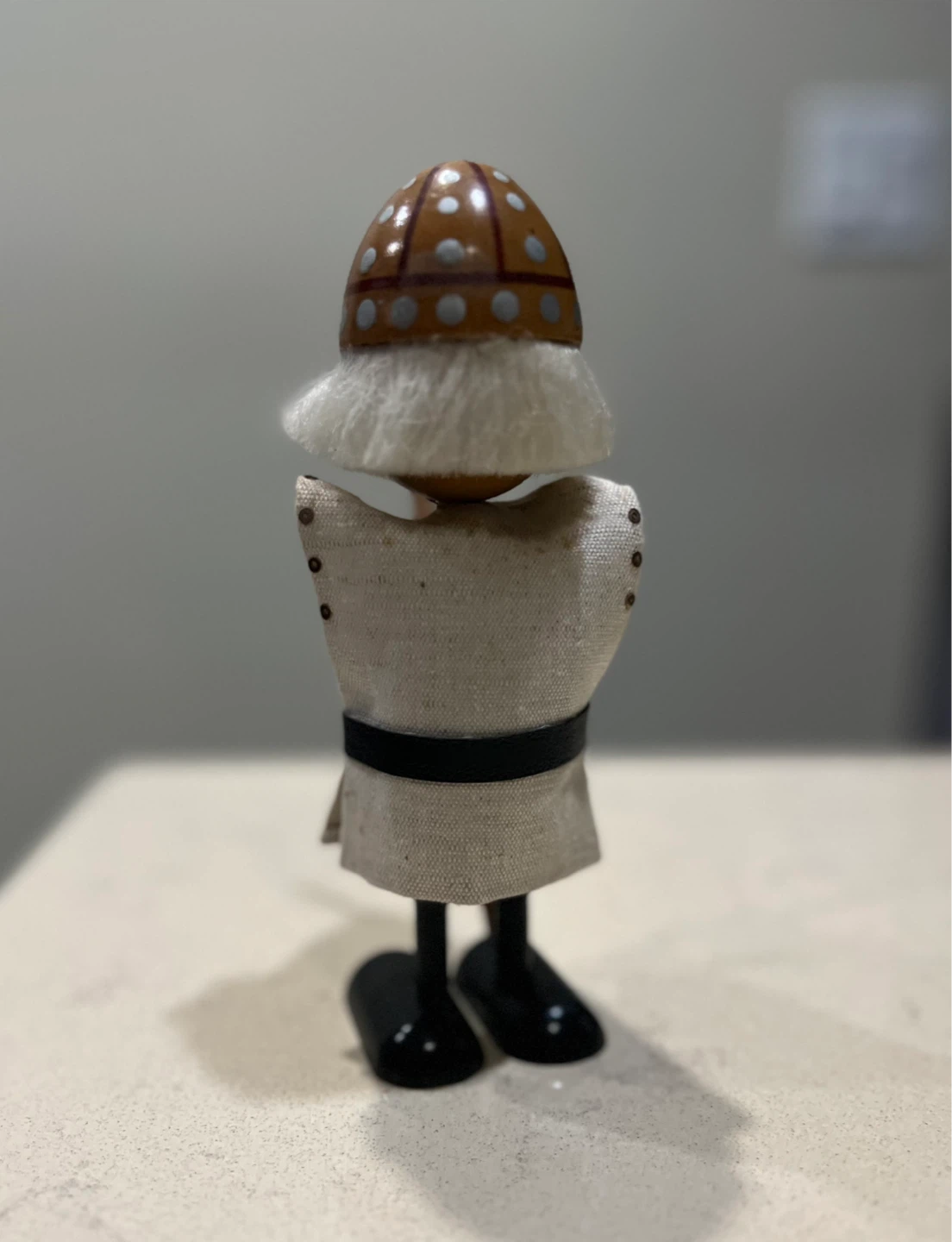 Wooden Viking Figurine with Spear - photo 3