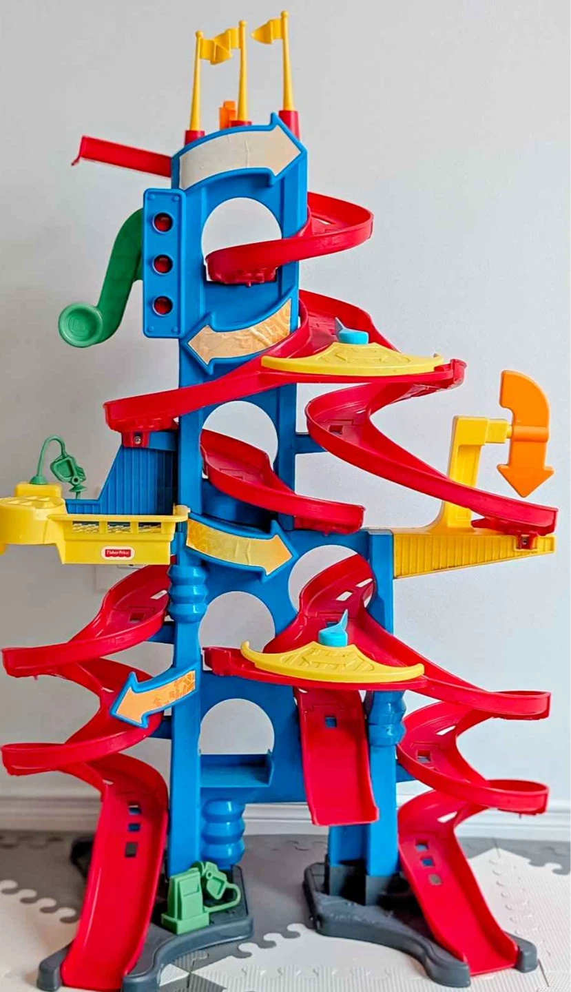 Fisher-Price sky tower car race track