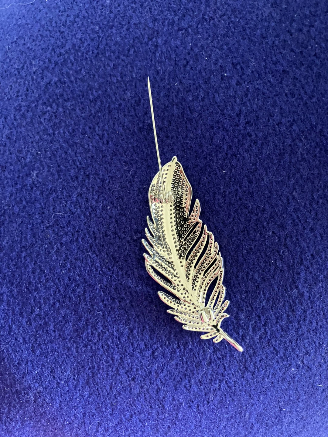 Silver Feather Brooch - photo 3