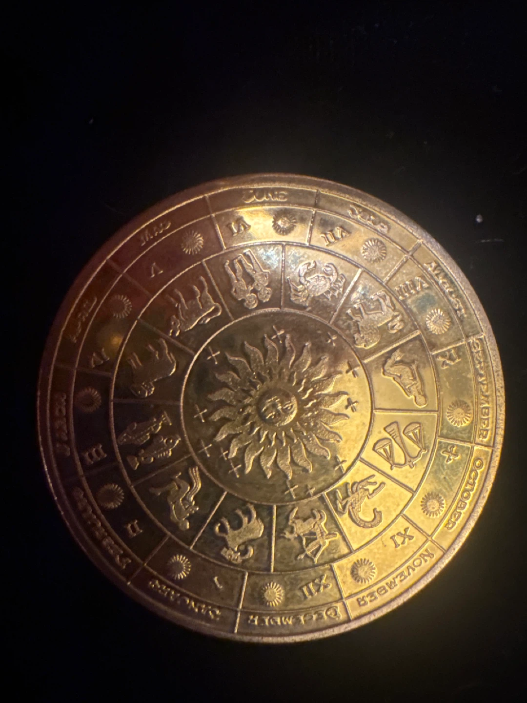 Zodiac Coin - Cancer Symbol - photo 2