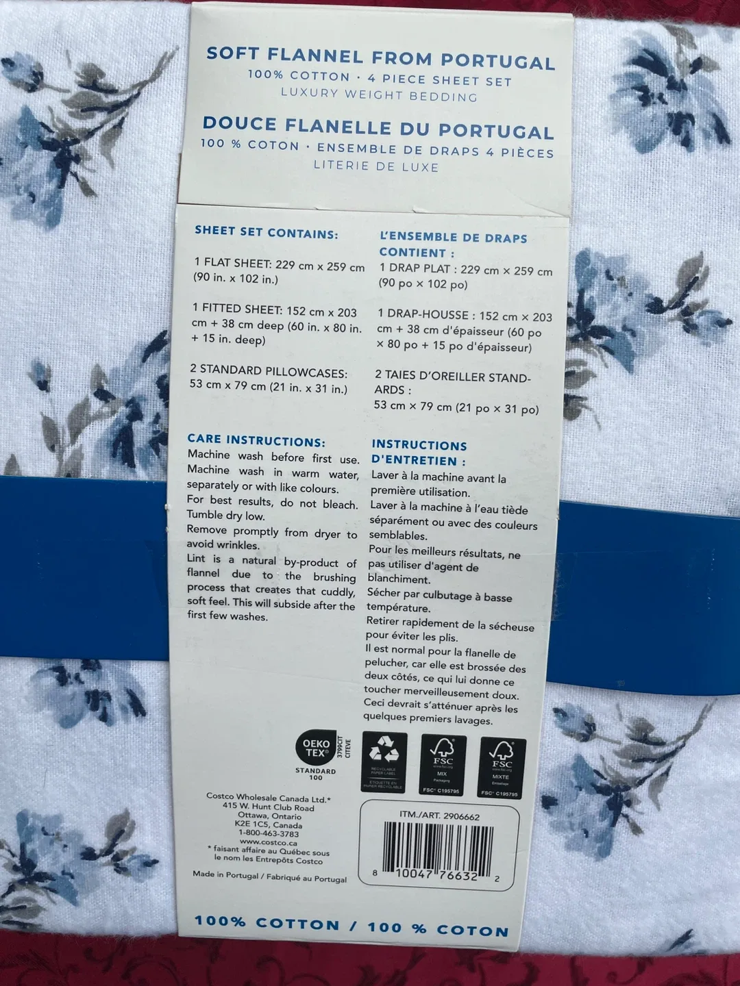 100% Cotton Queen Sheet Set, Bedsheets - New - photo 2