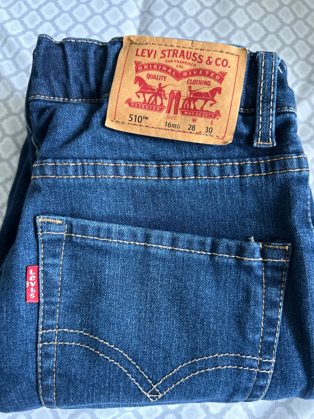 Levi's 510 Skinny Jeans Boys Size 16 REG - photo 5